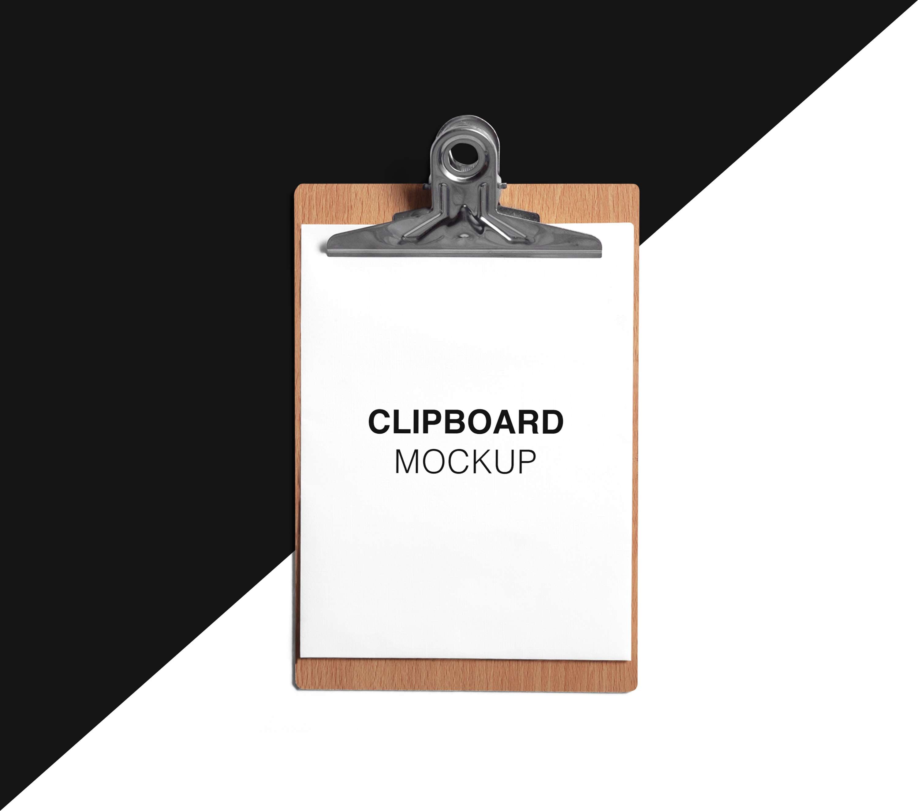 Clipboard mockup