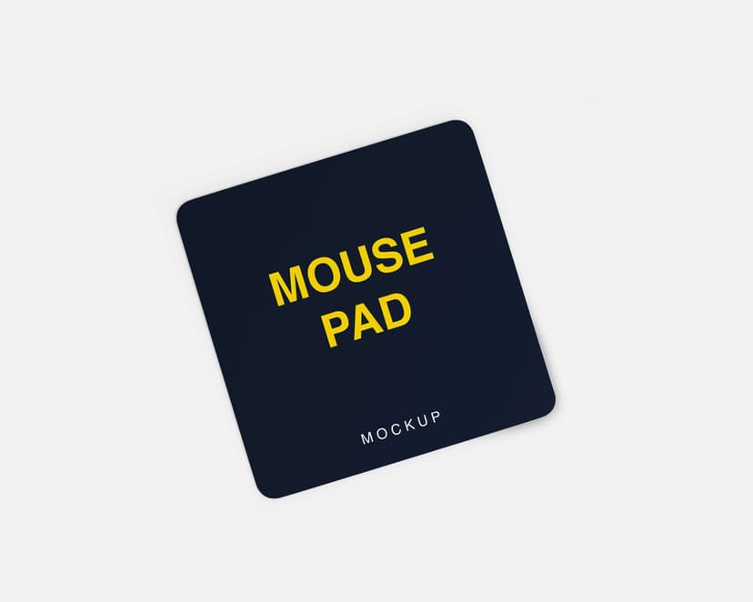 Mouse pad mockup