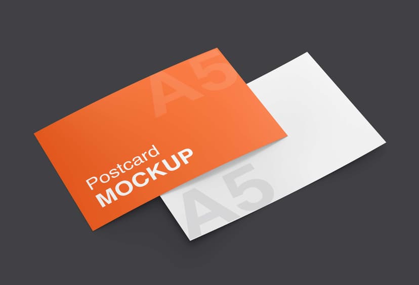 Postcard mockup