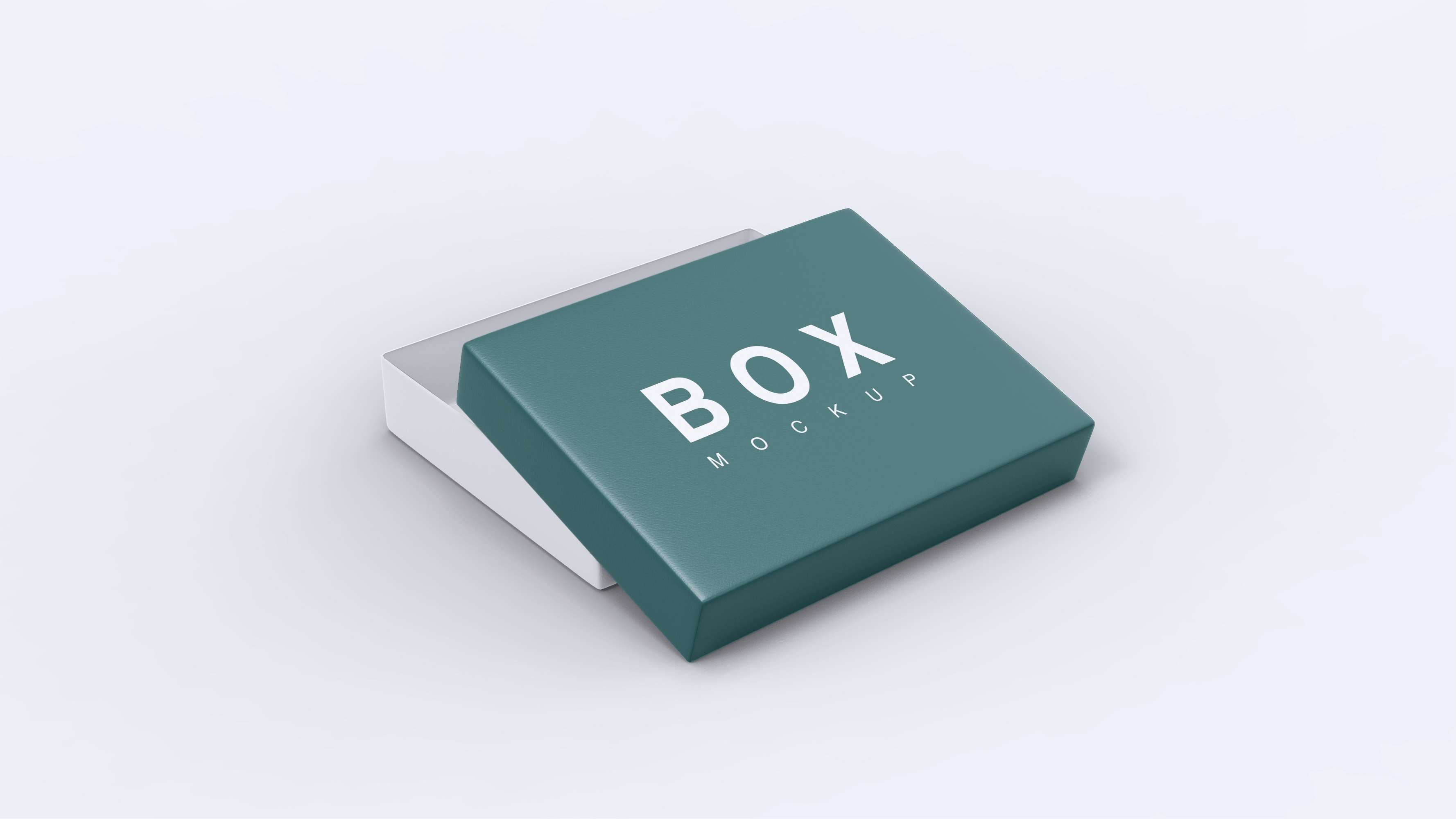 Square box mockup